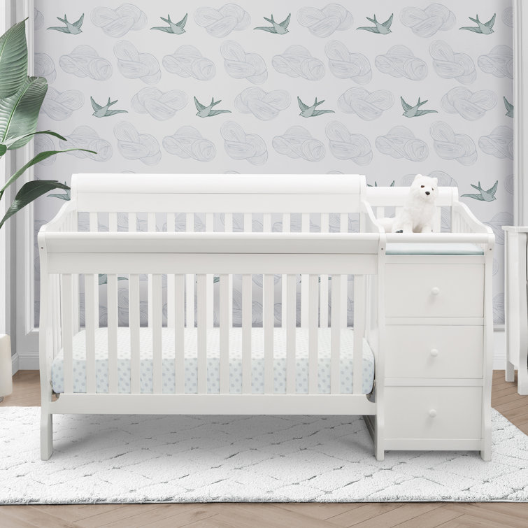 Delta Children Princeton Junction 3in1 Convertible Crib and Changer